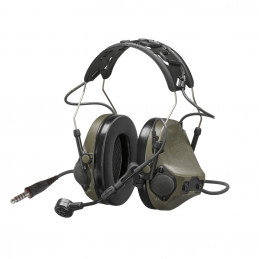 Casque 3M Peltor COMTAC VIII avec micro et câble — communication tactique
