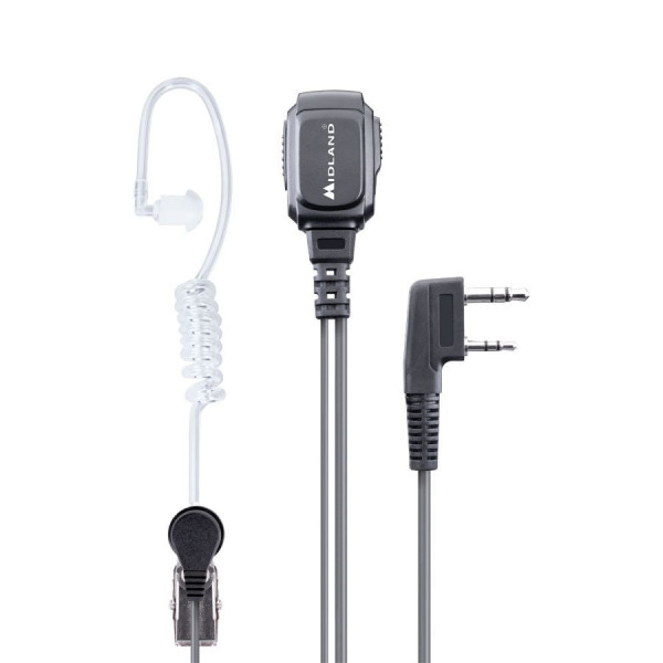 Oreillette tactique Midland MA-31 LK Pro – Micro + écouteur pneumatique Kenwood