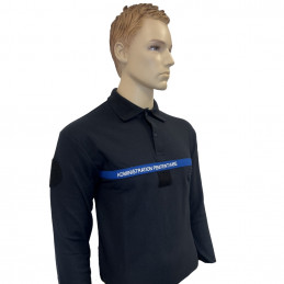 Polo Manches Longues Administration Pénitentiaire - AMG Pro