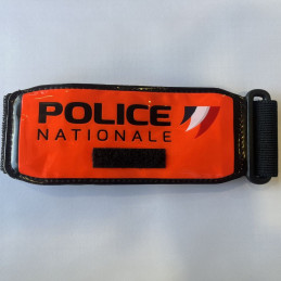 Brassard Police rétro-réfléchissant avec emplacement RIO