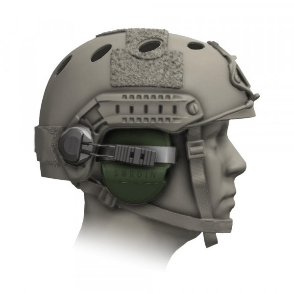 Fixation arrière casque tactique – Support casque anti-bruit T2 X2