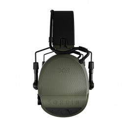 Casque anti-bruit électronique X2 – Gel & serre-tête cuir