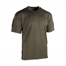 Tee shirt tactical quick dry dark vert