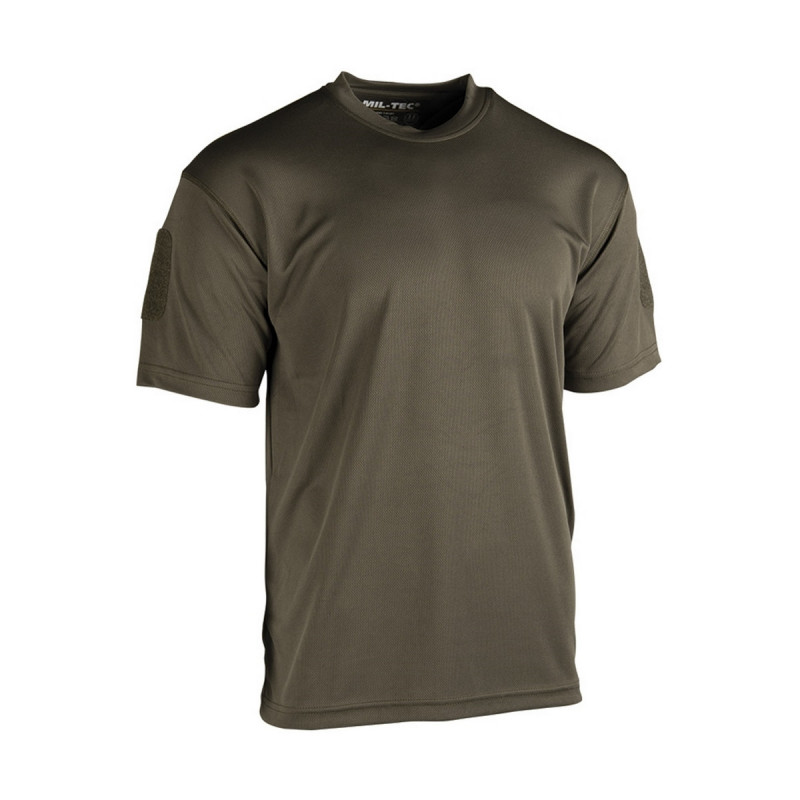 Tee shirt tactical quick dry dark vert