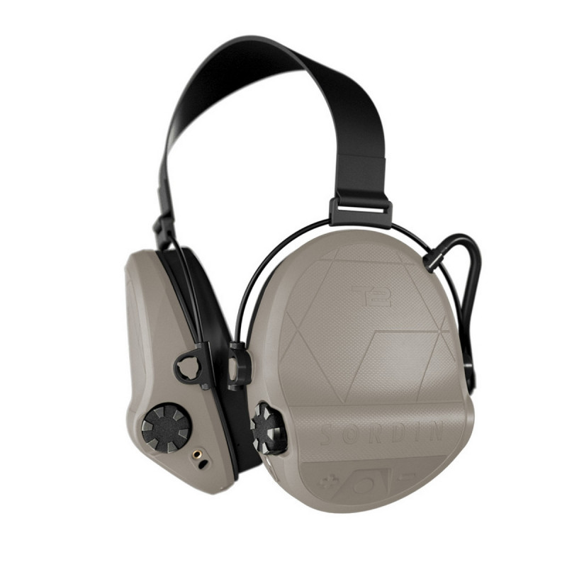 Casque anti-bruit T2 tan – Électronique & serre-tête tissu - Sordin
