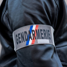 Brassard retro  gris Gendarmerie