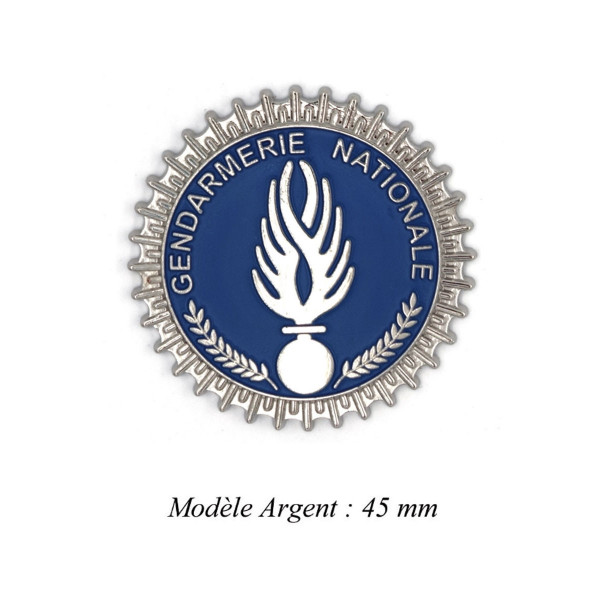 PORTE CARTE CUIR FORMAT CB AVEC INSIGNE GENDARMERIE