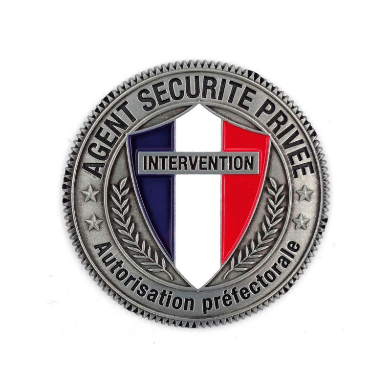 PORTE CARTE AVEC CHAINE et MEDAILLE SECURITE