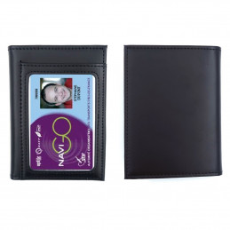 PORTE FEUILLE POLICE 3 VOLETS AVEC EMPLACEMENT CARTE NAVIGO