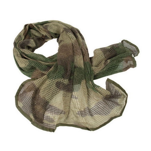 Écharpe filet camouflage – Protection légère outdoor
