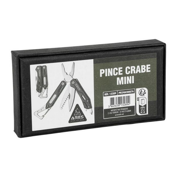 Mini pince multifonction Crabe – 6 outils compacts