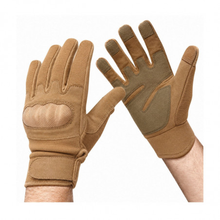 Gants Coqués Coyote de Protection Tactique