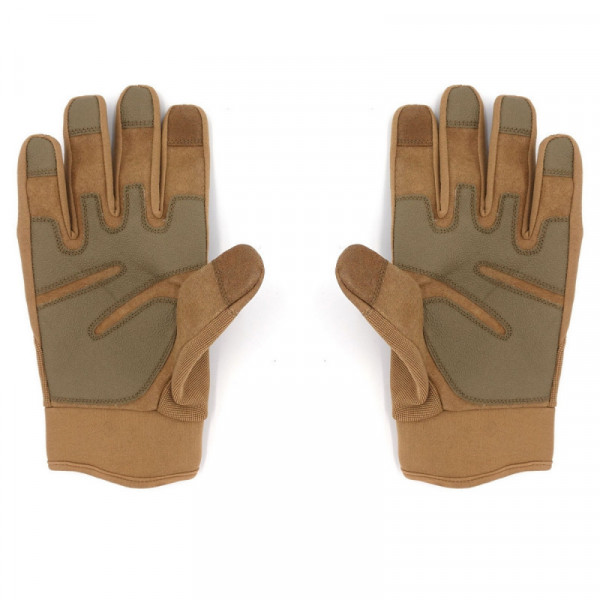 Gants Coqués Coyote de Protection - Intervention, Sécurité & Militaire