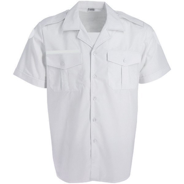 Chemisette Blanche Manches Courtes -Plastron – Gendarmerie | Forces de l’Ordre