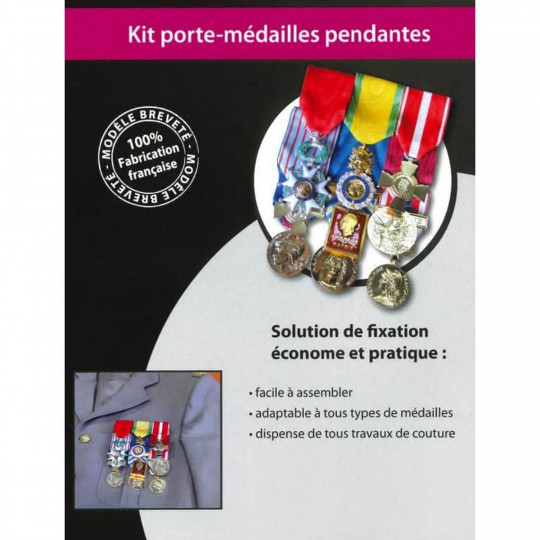Kit Porte-Médailles Pendantes pour Uniforme de Cérémonie