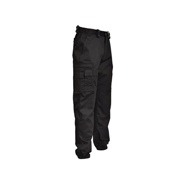 Pantalon action noir mat