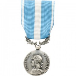Médaille Ordonnance Outre-Mer Bronze Argenté