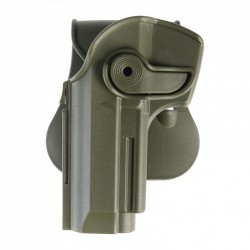 Holster rigide Roto pour Beretta 92 / 96 et M9 avec support pour ceinturon, noir