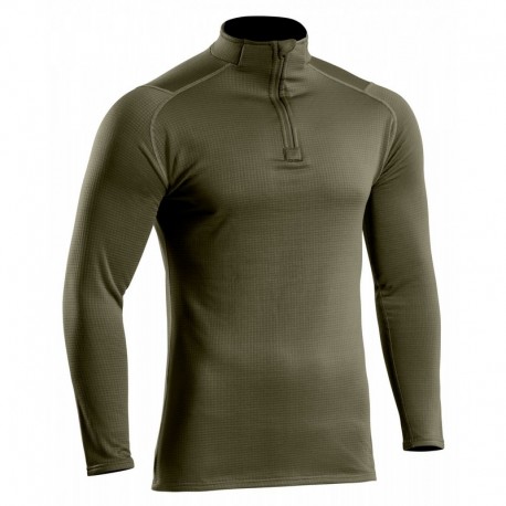 Sweat zippé Thermo Performer niveau 2 vert OD