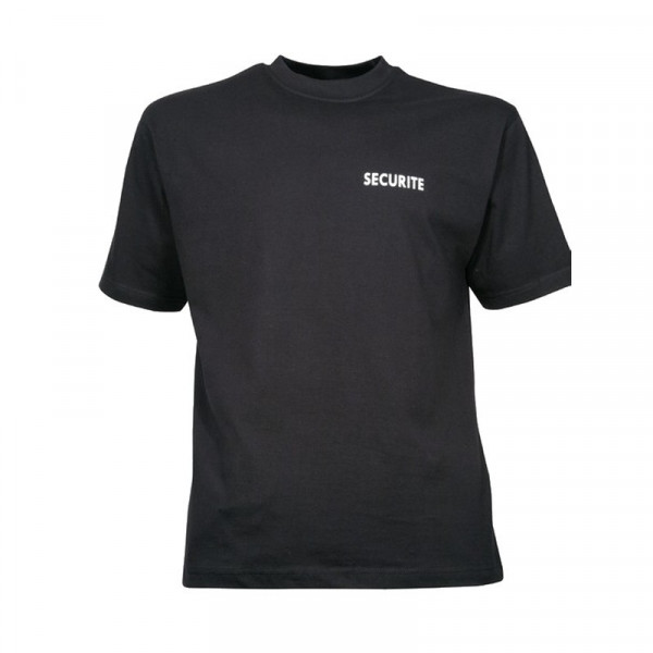 Tee shirt Sécurité noir 