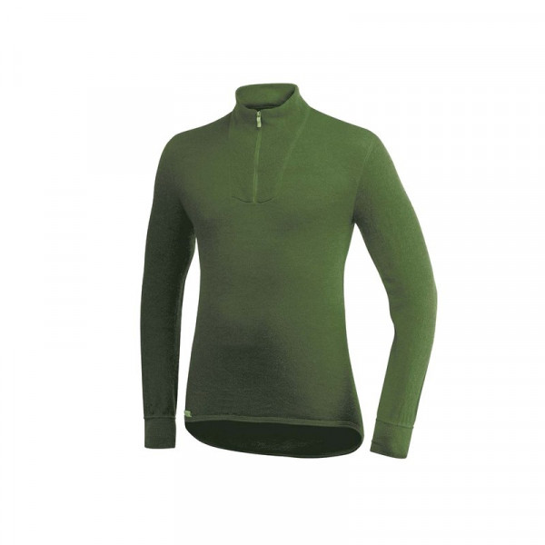 Chemise col cheminée "Zip TurtleNeck" 200 et 400 Ullfrotté Woolpower