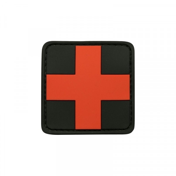 Patch 3D gomme souple Croix médicale 50 x 50 mm
