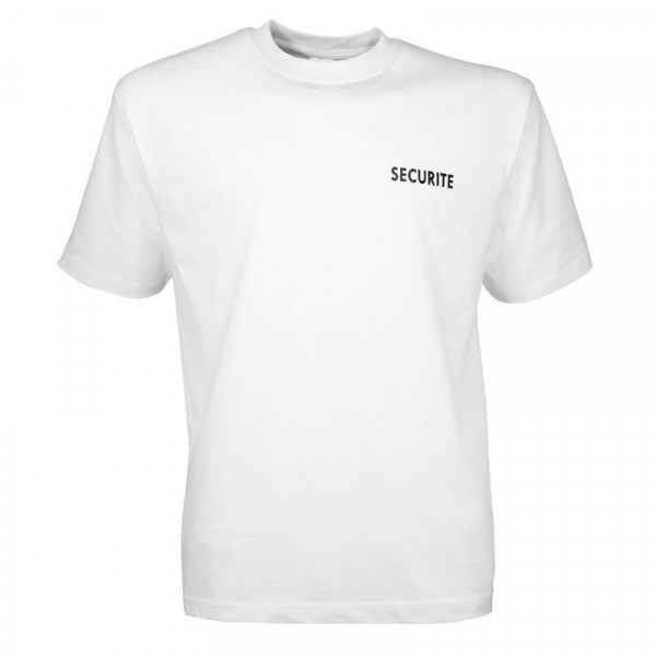 tee-shirt Sécurité blanc