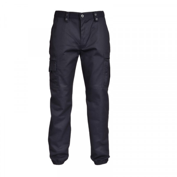 Pantalon action Bleu mat