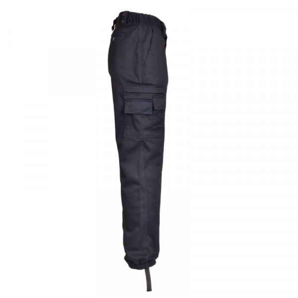 Pantalon action Bleu mat