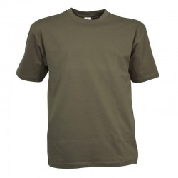 Tee-shirt militaire kaki manches courtes