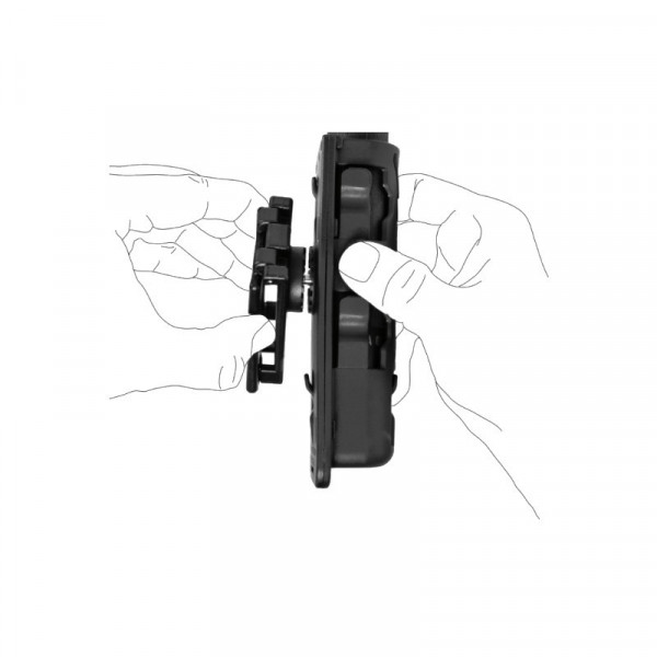 Porte-lampe rotatif 8VP63 noir