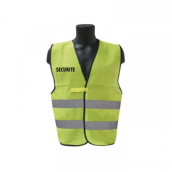 Gilet fluo haute visibilite SECURITE