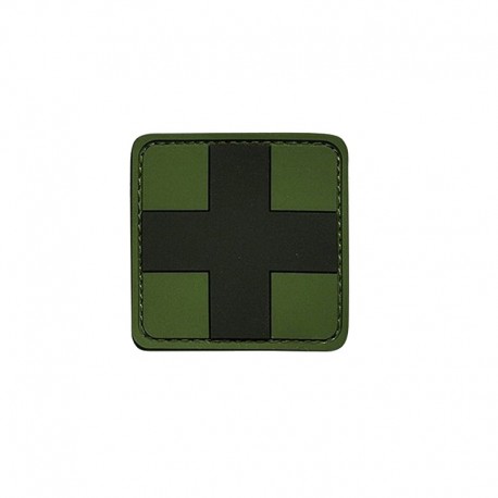 Patch 3D gomme souple Croix médicale 50 x 50 mm