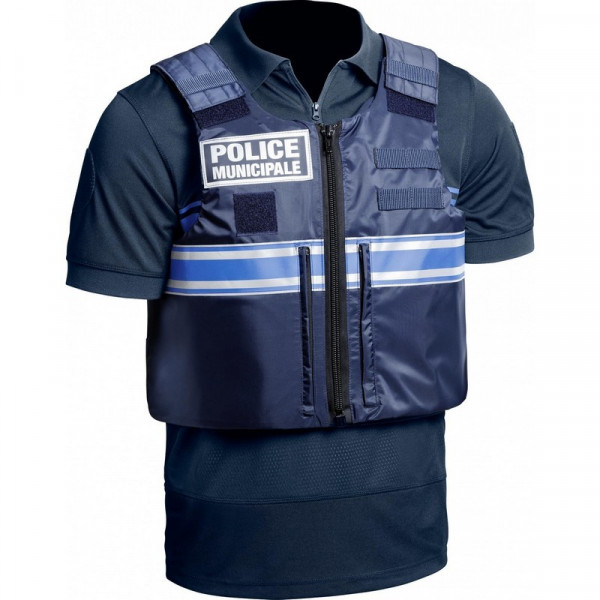 Polo Police Municipale GPB P.M. ONE bleu