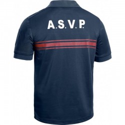 Polo A.S.V.P. P.M. ONE manches courtes bleu