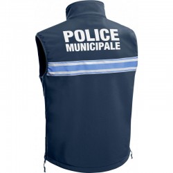 Gilet Softshell Police Municipale P.M. ONE sans manches