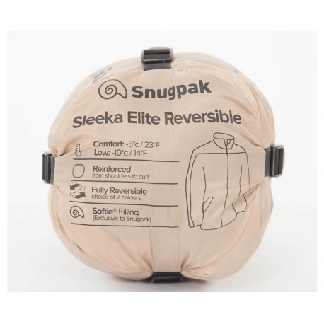 Veste Sleeka Elite SnugPak - Chaud, Léger, Coupe-vent - Température Confort -5°C, Couleur Vert Olive - 7