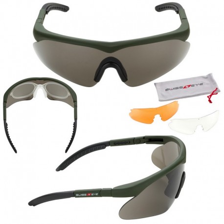 Lunettes SwissEye Raptor vertes Lunettes SwissEye Raptor vertes