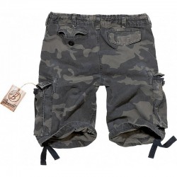 Short Bermuda Vintage Classic Brandit camouflage Noir