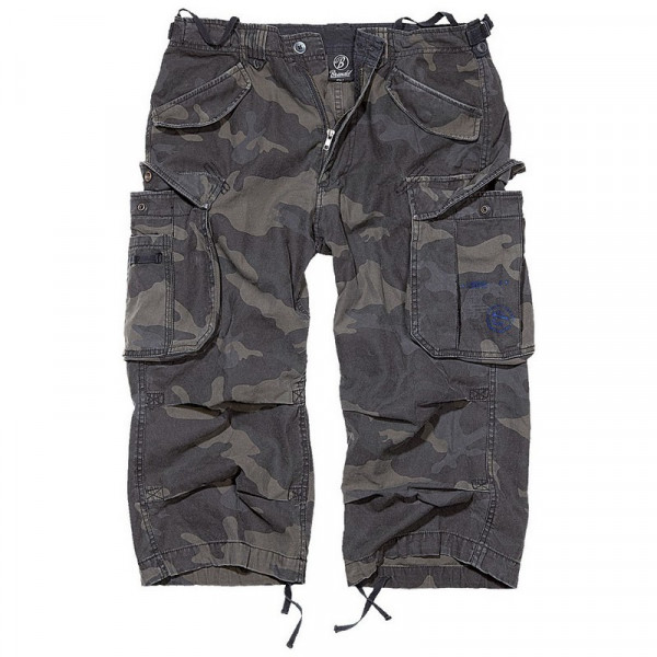 Pantacourt Brandit Industry Vintage camouflage noir