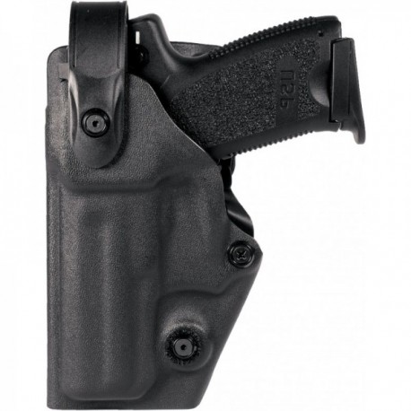 Holster gaucher Vegatek Top VKT8 noir pour GLOCK 17/19/22/23/25/26/27/28/...