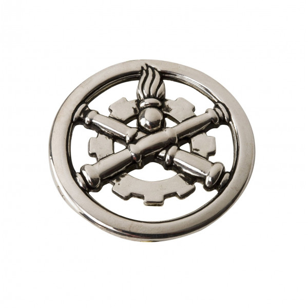 Insigne de béret argenté Matériel
