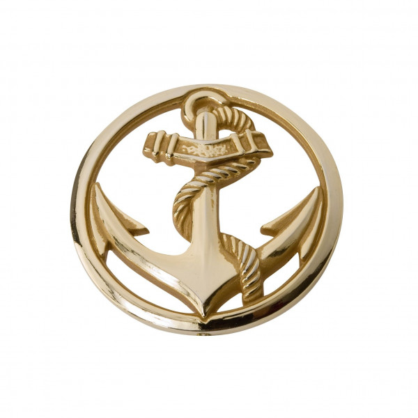 Insigne de béret doré Troupes de Marine