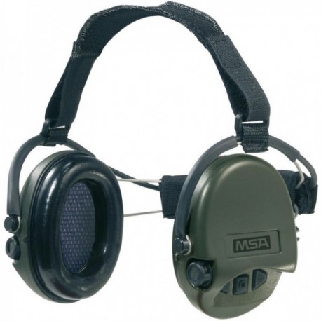 Casque anti-bruit Suprême Pro-X serre-nuque vert OD coussinets mousse