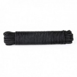 Drisse corde Ø 7 mm - longueur 15 m noir