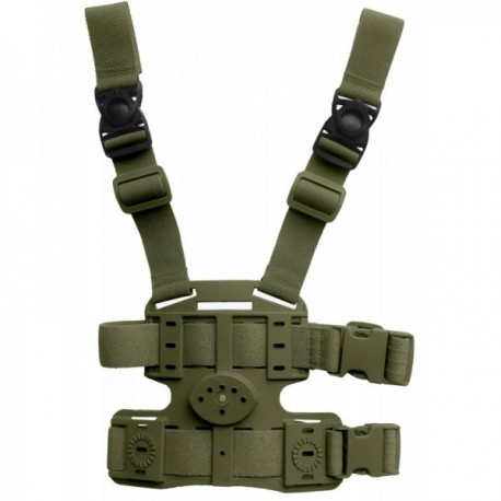 Plaque de cuisse 2 sangles 8K18 vert OD Plaque de cuisse 2 sangles 8K18 vert OD