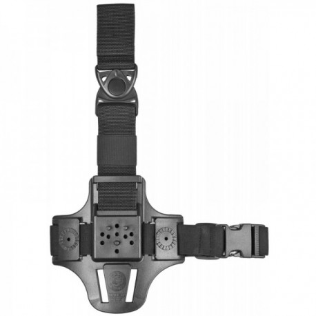 Plaque de cuisse compacte 1 sangle 8K17 noir Plaque de cuisse compacte 1 sangle 8K17 noir