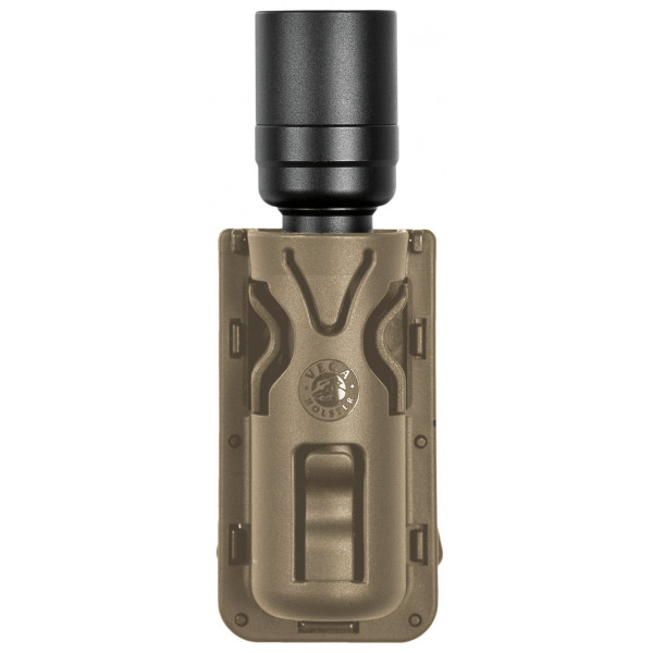 Porte-lampe rotatif 8VP63 tan pour ceinture/ceinturon