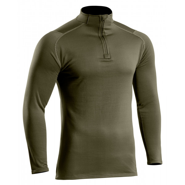 Sweat zippé Thermo Performer niveau 3 vert OD