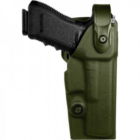 Holster droitier Vegatek Duty VKD8 vert OD pour GLOCK 17/19/22/23